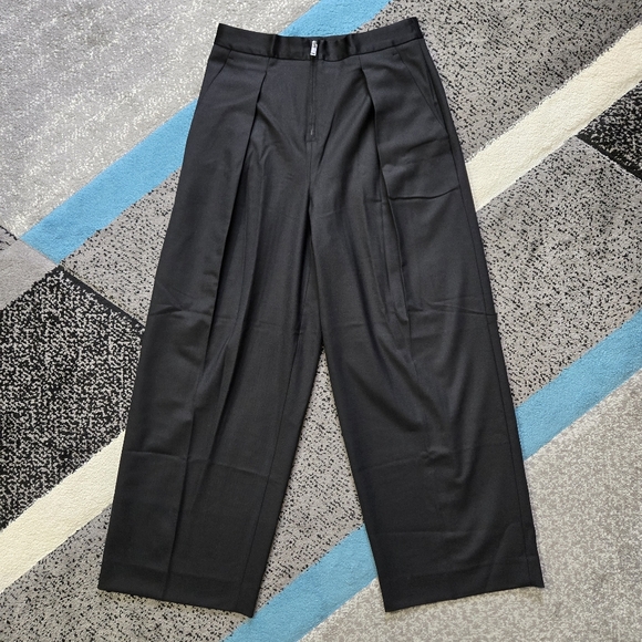 Banana Republic High-Rise Wide-Leg Tuxedo Pant, 8 PETITE, NWT - Picture 2 of 16